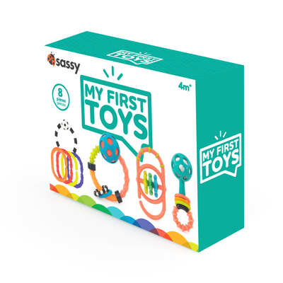 Sassy 8pc My 1st Toys Gift Set